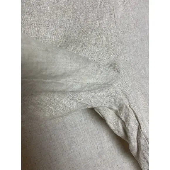 Reformation Scarlett Linen Cream Two Piece Set Size 8 - Picture 12 of 16